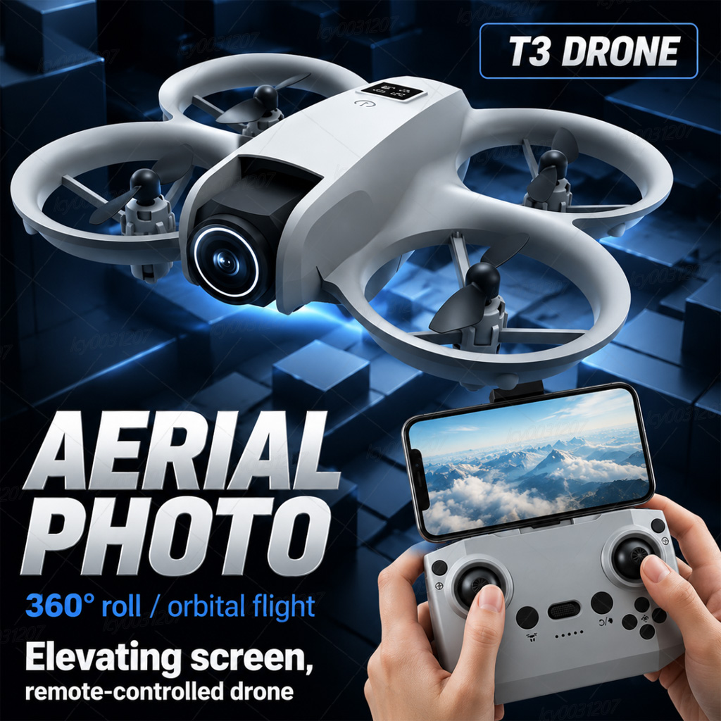 Drone Video Production - NEW T3 Mini 8K Drone Dual