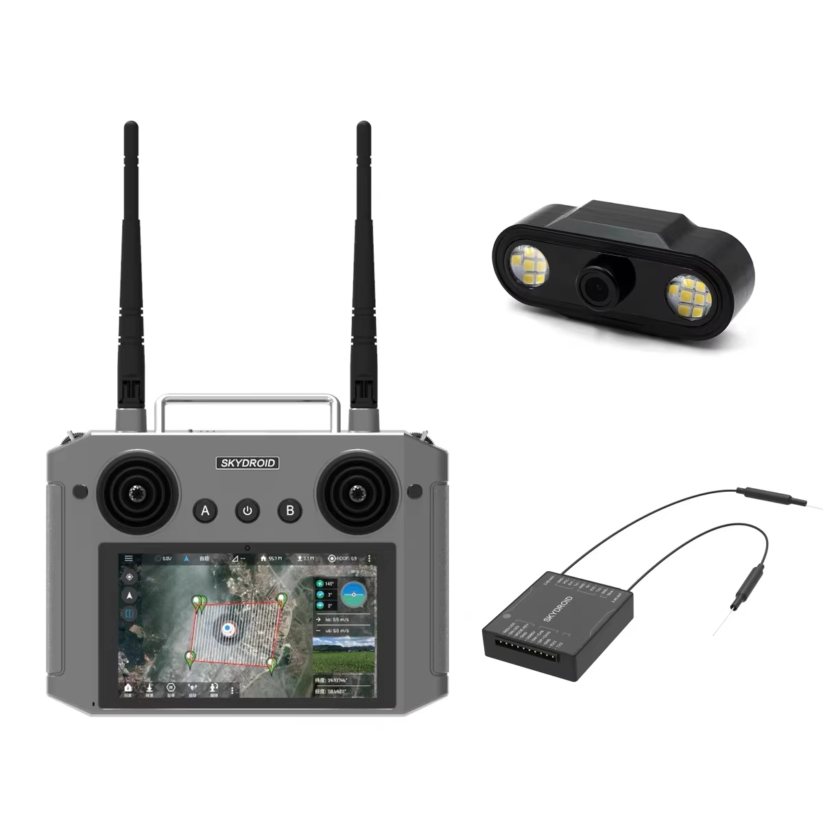 For Skydroid H12 2.4GHz 1080P  - đánh giá và giá Drone Agriculture Monitoring
