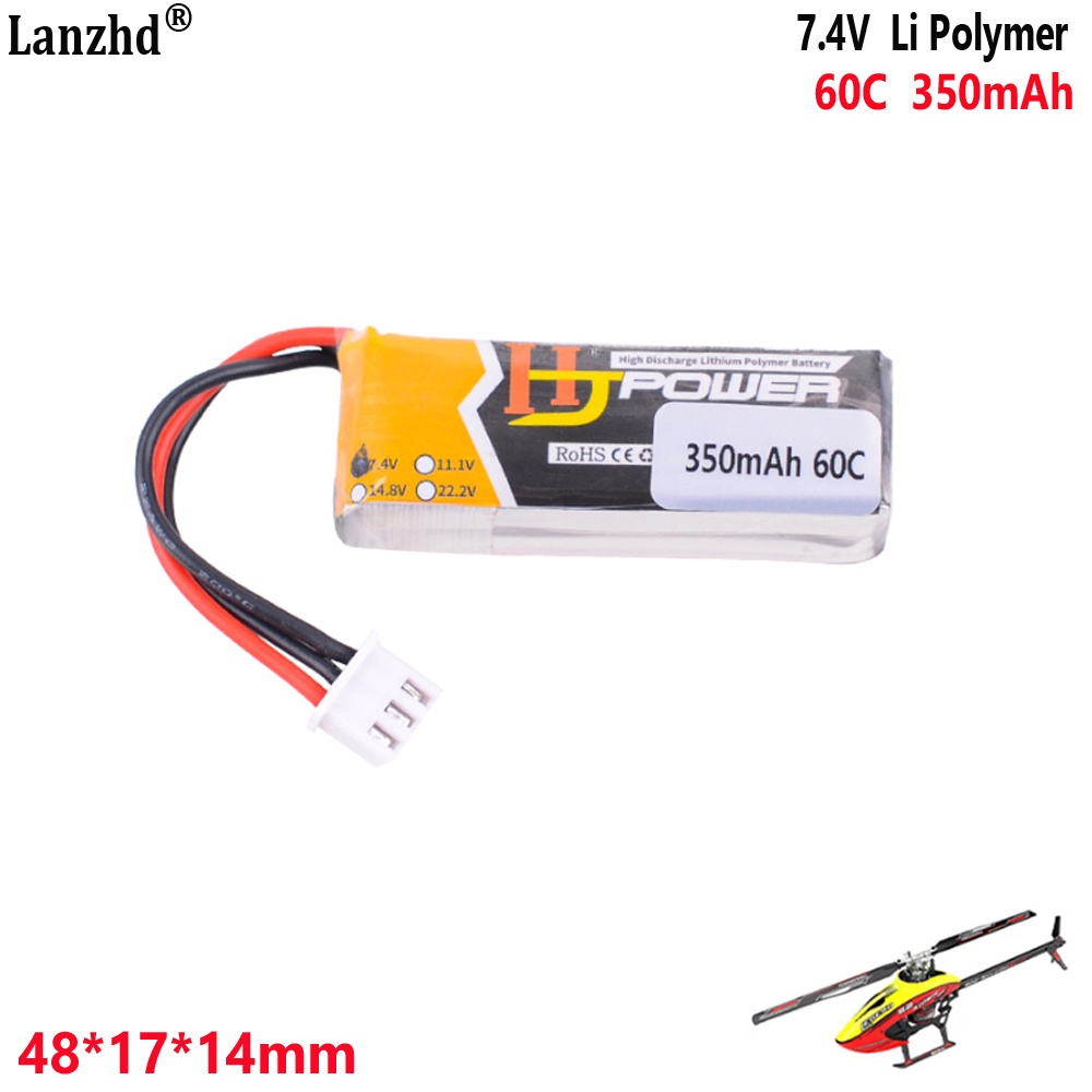 7.4V 350mAh 60C 2S1P lithium b - đánh giá và giá Drone 3D Modeling