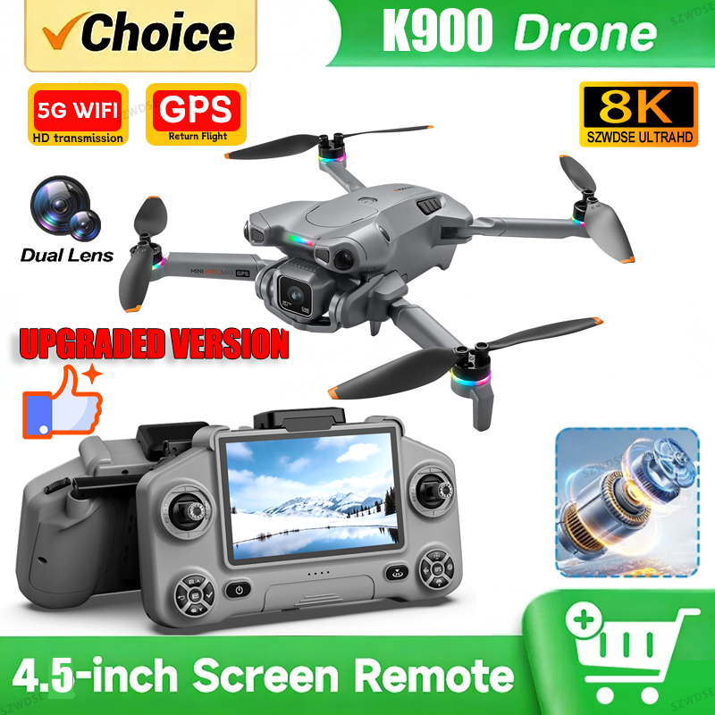 New K900 MAX GPS Drone with 4K - đánh giá và giá Drone Photogrammetry