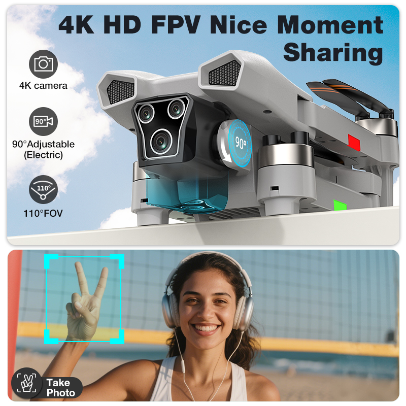 NEW Hot L017 Pro Drone Brushle - đánh giá và giá Drone Photogrammetry